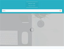 Tablet Screenshot of mentortechies.com